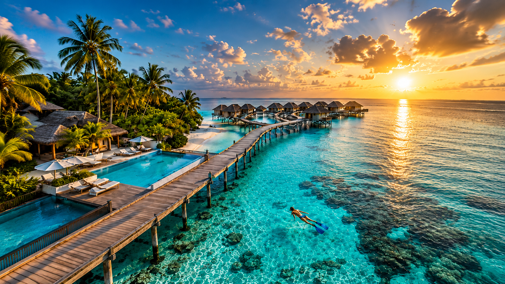 Romantic Water Villa Escape