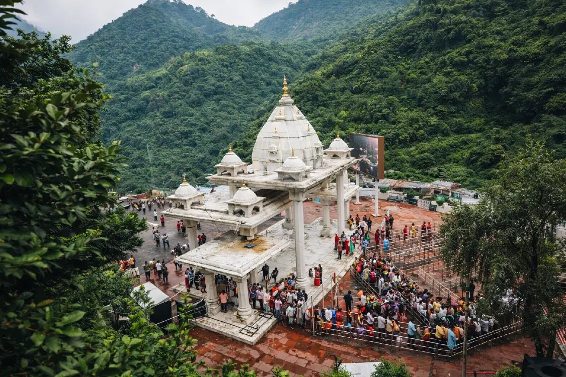 The spiritual journey pathway connecting Jammu to Srinagar