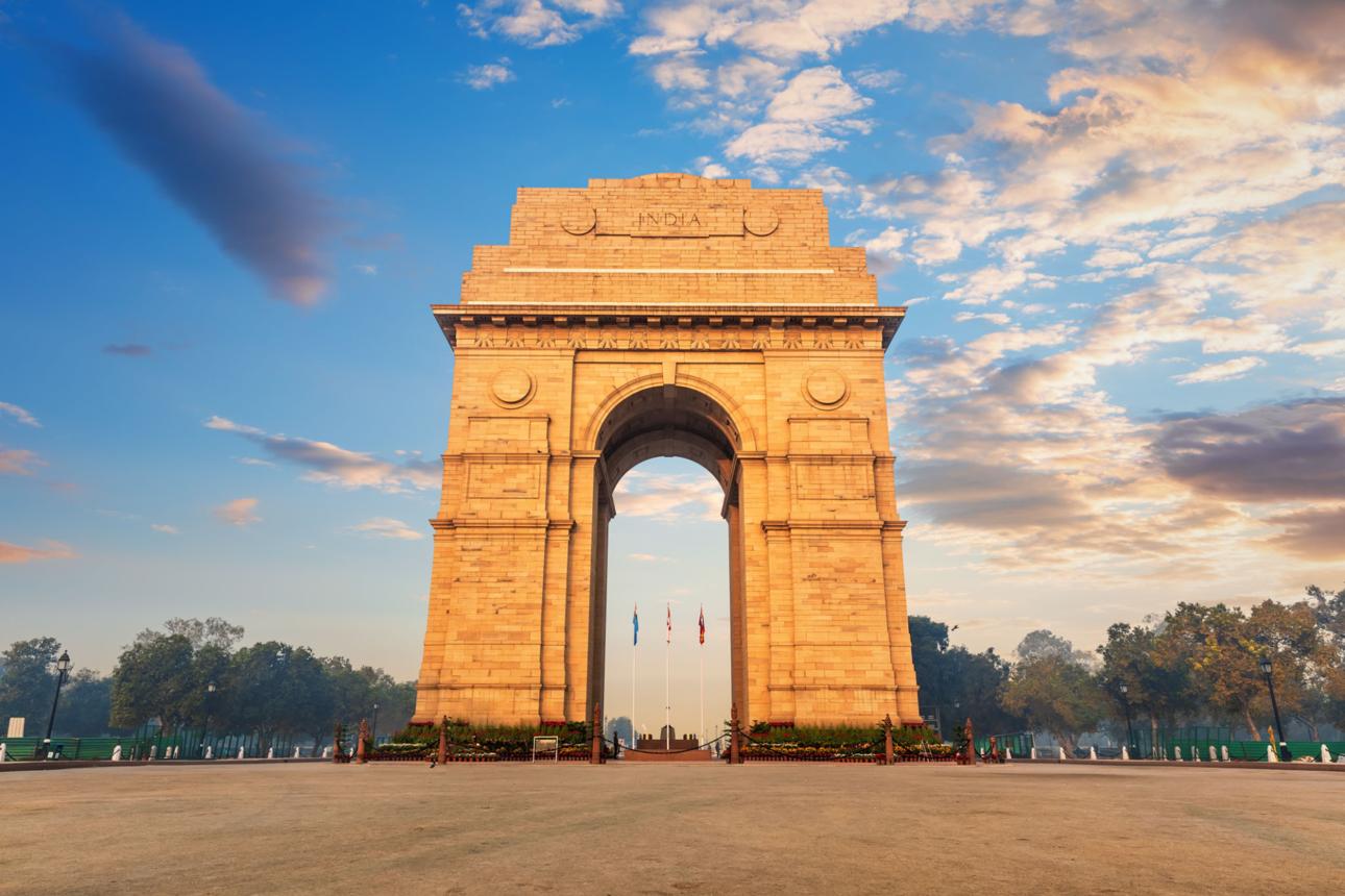 The iconic Taj Mahal and monuments of Delhi and Agra